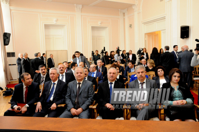 The Plenum of the Azerbaijani Constitutional Court started to approve the Central Election Commission's final protocol on the results of the Azerbaijani presidential election held on October 9. Baku, Azerbaijan, Oct.19, 2013