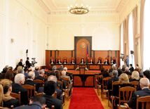 The Plenum of the Azerbaijani Constitutional Court started to approve the Central Election Commission's final protocol on the results of the Azerbaijani presidential election held on October 9. Baku, Azerbaijan, Oct.19, 2013