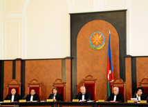 The Plenum of the Azerbaijani Constitutional Court started to approve the Central Election Commission's final protocol on the results of the Azerbaijani presidential election held on October 9. Baku, Azerbaijan, Oct.19, 2013