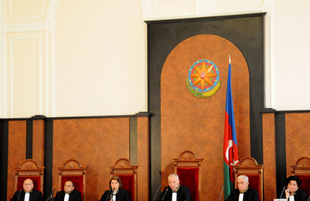 The Plenum of the Azerbaijani Constitutional Court started to approve the Central Election Commission's final protocol on the results of the Azerbaijani presidential election held on October 9. Baku, Azerbaijan, Oct.19, 2013