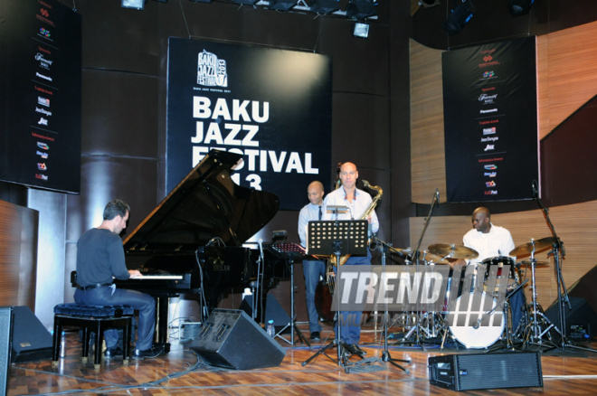 Opening of  Baku International Jazz Festival. Baku, Azerbaijan, Oct.23, 2013