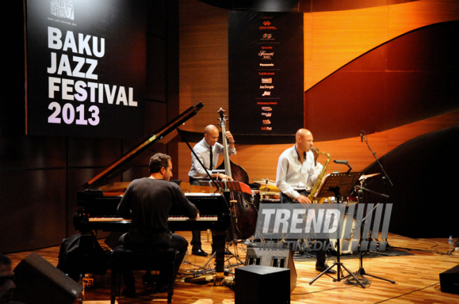 Opening of  Baku International Jazz Festival. Baku, Azerbaijan, Oct.23, 2013