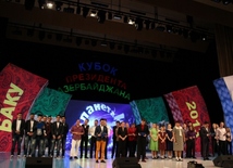 Club of the Funny and Inventive international tournament for Azerbaijani President's Cup held with participation of the strongest teams. Baku, Azerbaijan, Oct.23, 2013