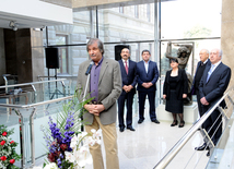 Opening of  exhibition "Azerbaijani art throughout thousands of years" and presentation of "Azerbaijani folk art" book. Baku, Azerbaijan, Oct.25, 2013 