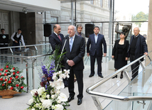 Opening of  exhibition "Azerbaijani art throughout thousands of years" and presentation of "Azerbaijani folk art" book. Baku, Azerbaijan, Oct.25, 2013 