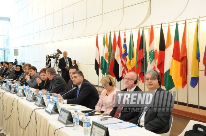 İSESCO-nun Uşaq məsələləri üzə məsul nazirlərinin "İslam dünyasında uşaqlar və urbanizasiya problemləri" adlı IV konfransı çərçivəsində Nazirlər Konfransı. Bakı, Azərbaycan, 11 noyabr 2013 