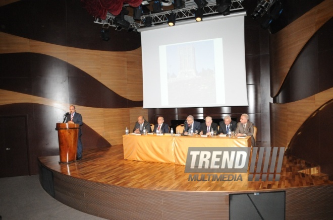 The presentation of the book entitled "Occupation of Azerbaijan by Armenia. Analytical Chronicle". Baku, Azerbaijan, Nov.18, 2013