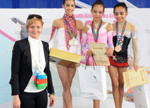 Bədii gimnastika üzrə 20-ci Azərbaycan çempionatının qalibləri müəyyən edilib. İsmayıllı, Azərbaycan, 19 noyabr 2013