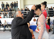 Bədii gimnastika üzrə 20-ci Azərbaycan çempionatının qalibləri müəyyən edilib. İsmayıllı, Azərbaycan, 19 noyabr 2013