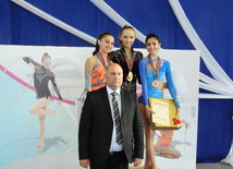 Bədii gimnastika üzrə 20-ci Azərbaycan çempionatının qalibləri müəyyən edilib. İsmayıllı, Azərbaycan, 19 noyabr 2013