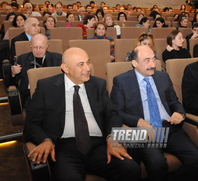 Ceremonial opening of First Baku International Tourism Film Festival. Baku, Azerbaijan, Nov.20, 2013