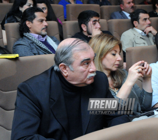 Ceremonial opening of First Baku International Tourism Film Festival. Baku, Azerbaijan, Nov.20, 2013