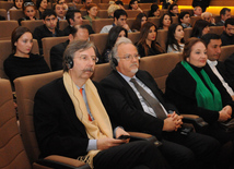 Ceremonial opening of First Baku International Tourism Film Festival. Baku, Azerbaijan, Nov.20, 2013