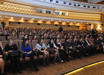 Ceremonial opening of First Baku International Tourism Film Festival. Baku, Azerbaijan, Nov.20, 2013