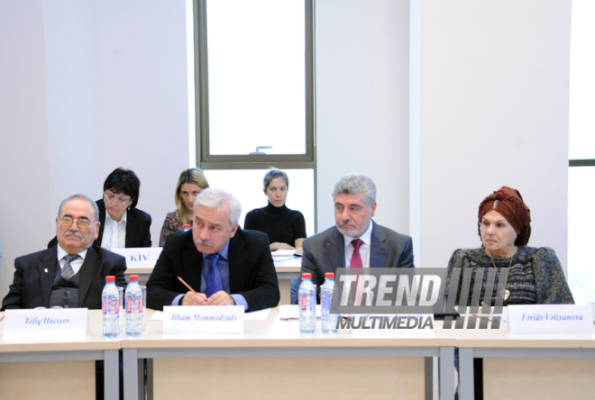 A round table on ‘Scientific Center of Azerbaijan and Caucasian Studies named after Nizami Ganjavi under Oxford University’ was held in Baku branch of the Lomonosov Moscow State University. Baku, Azerbaijan, Nov.21, 2013