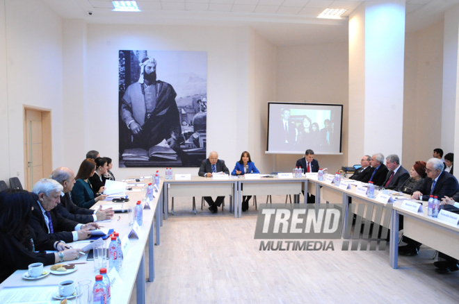 A round table on ‘Scientific Center of Azerbaijan and Caucasian Studies named after Nizami Ganjavi under Oxford University’ was held in Baku branch of the Lomonosov Moscow State University. Baku, Azerbaijan, Nov.21, 2013