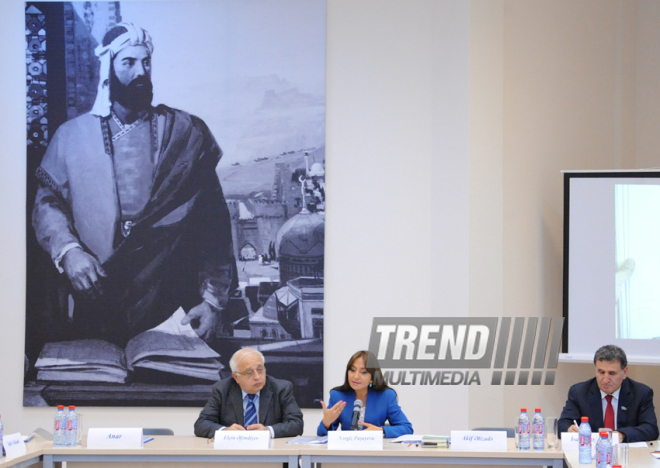 A round table on ‘Scientific Center of Azerbaijan and Caucasian Studies named after Nizami Ganjavi under Oxford University’ was held in Baku branch of the Lomonosov Moscow State University. Baku, Azerbaijan, Nov.21, 2013