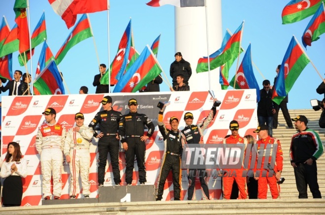 FIA GT race winners determined. Baku, Azerbaijan, Nov.24, 2013 