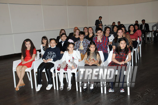 Winners and finalists of "Eco Picture Diary 2013" international contest national round awarded at Heydar Aliyev Center.Baku, Azerbaijan, Dec.10, 2013