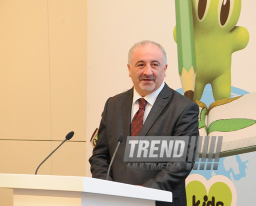 Winners and finalists of "Eco Picture Diary 2013" international contest national round awarded at Heydar Aliyev Center.Baku, Azerbaijan, Dec.10, 2013