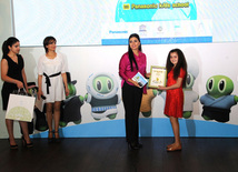 Winners and finalists of "Eco Picture Diary 2013" international contest national round awarded at Heydar Aliyev Center.Baku, Azerbaijan, Dec.10, 2013