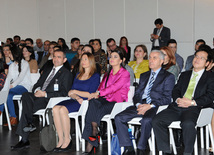 Winners and finalists of "Eco Picture Diary 2013" international contest national round awarded at Heydar Aliyev Center.Baku, Azerbaijan, Dec.10, 2013