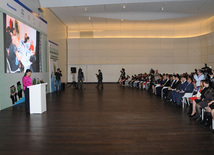 Winners and finalists of "Eco Picture Diary 2013" international contest national round awarded at Heydar Aliyev Center.Baku, Azerbaijan, Dec.10, 2013