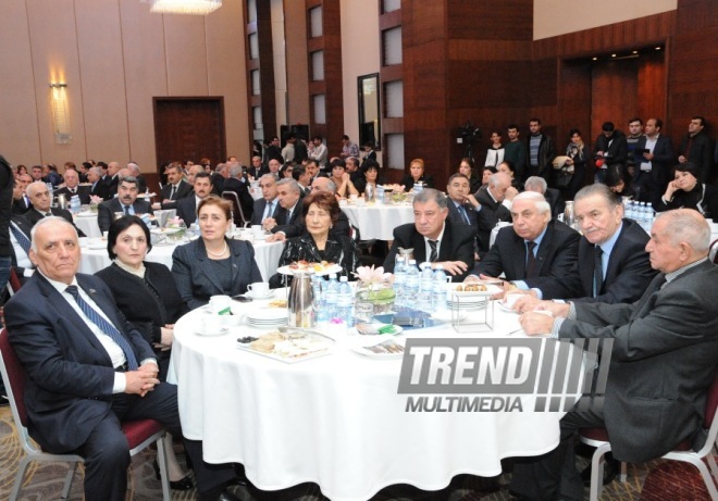 New Azerbaijan Party held a commemoration ceremony on 10th anniversary of the passing of Azerbaijani national leader Heydar Aliyev. Baku, Azerbaijan, Dec.11, 2013