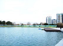 Dədə Qorqud parkı. Bakı, Azərbaycan, 13 dekabr 2013