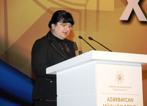 Azerbaijani Presidential Administration Humanitarian Policy Department Head Fatma Abdullazade. Baku, Azerbaijan, Dec.14, 2013