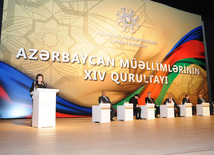 Azerbaijani State Students Admission Commission Chair Maleyka Abbaszade. Baku, Azerbaijan, Dec.14, 2013