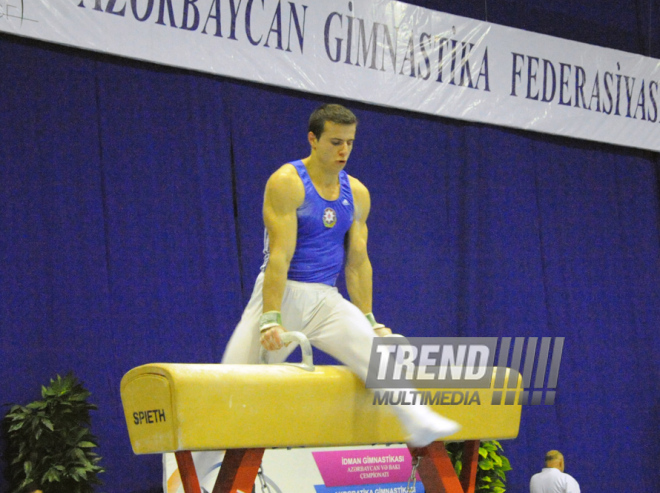 İdman gimnastikası, akrobatika və tamblinq üzrə birləşmiş Azərbaycan çempionatı. Bakı, Azərbaycan, 18 dekabr 2013