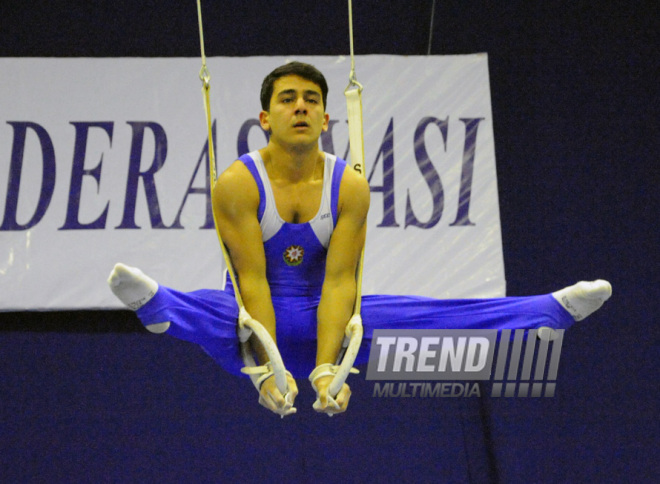 İdman gimnastikası, akrobatika və tamblinq üzrə birləşmiş Azərbaycan çempionatı. Bakı, Azərbaycan, 18 dekabr 2013