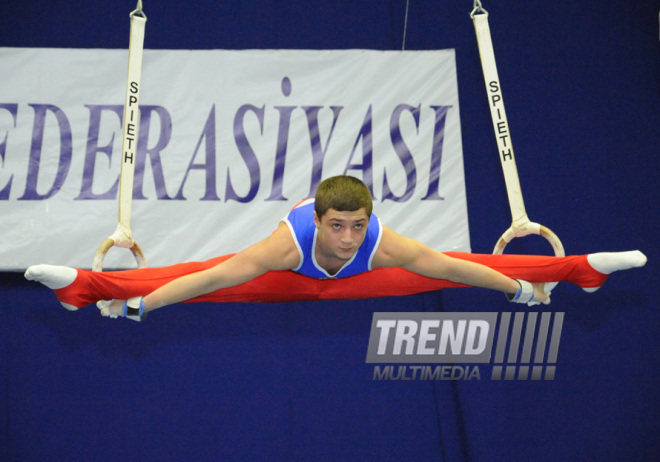 İdman gimnastikası, akrobatika və tamblinq üzrə birləşmiş Azərbaycan çempionatı. Bakı, Azərbaycan, 18 dekabr 2013