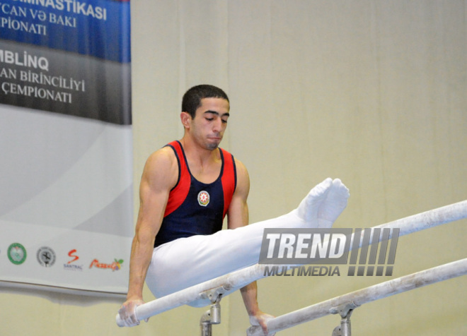 İdman gimnastikası, akrobatika və tamblinq üzrə birləşmiş Azərbaycan çempionatı. Bakı, Azərbaycan, 18 dekabr 2013