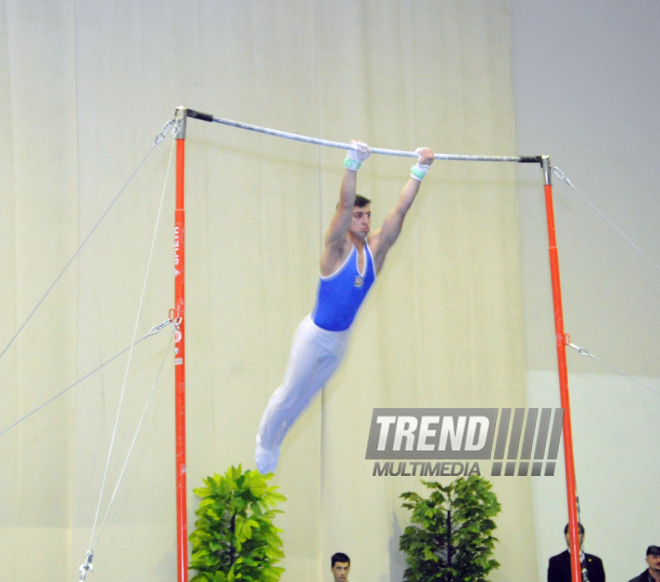 İdman gimnastikası, akrobatika və tamblinq üzrə birləşmiş Azərbaycan çempionatı. Bakı, Azərbaycan, 18 dekabr 2013