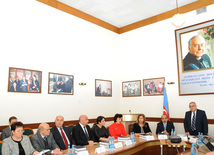 Presentation of book titled “Legacy, innovativeness and dynamism in public administration. Chronicle of Ilham Aliyev’s activity as president: review of official receptions and visits (2008-2013)”. Baku, Azerbaijan, Dec.18, 2013