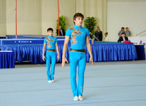 İdman gimnastikası, akrobatika və tamblinq üzrə birləşmiş Azərbaycan çempionatı başa çatıb. Bakı, Azərbaycan, 20 dekabr 2013