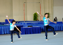 İdman gimnastikası, akrobatika və tamblinq üzrə birləşmiş Azərbaycan çempionatı başa çatıb. Bakı, Azərbaycan, 20 dekabr 2013