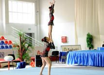 İdman gimnastikası, akrobatika və tamblinq üzrə birləşmiş Azərbaycan çempionatı başa çatıb. Bakı, Azərbaycan, 20 dekabr 2013