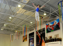 İdman gimnastikası, akrobatika və tamblinq üzrə birləşmiş Azərbaycan çempionatı başa çatıb. Bakı, Azərbaycan, 20 dekabr 2013