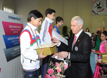 İdman gimnastikası, akrobatika və tamblinq üzrə birləşmiş Azərbaycan çempionatının qalibləri müəyyənləşib. Bakı, Azərbaycan, 20 dekabr 2013