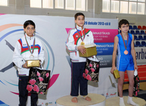 İdman gimnastikası, akrobatika və tamblinq üzrə birləşmiş Azərbaycan çempionatı başa çatıb. Bakı, Azərbaycan, 20 dekabr 2013