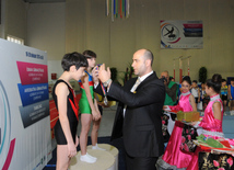 İdman gimnastikası, akrobatika və tamblinq üzrə birləşmiş Azərbaycan çempionatı başa çatıb. Bakı, Azərbaycan, 20 dekabr 2013