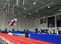 İdman gimnastikası, akrobatika və tamblinq üzrə birləşmiş Azərbaycan çempionatı başa çatıb. Bakı, Azərbaycan, 20 dekabr 2013