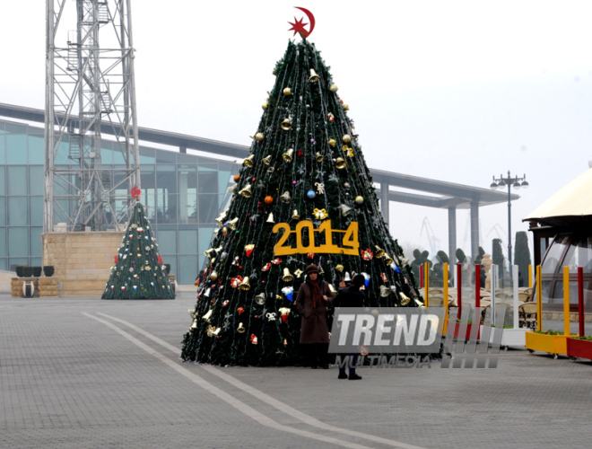 New Year is coming... Baku, Azerbaijan, Dec.28, 2013