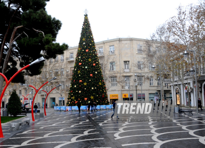 New Year is coming... Baku, Azerbaijan, Dec.28, 2013