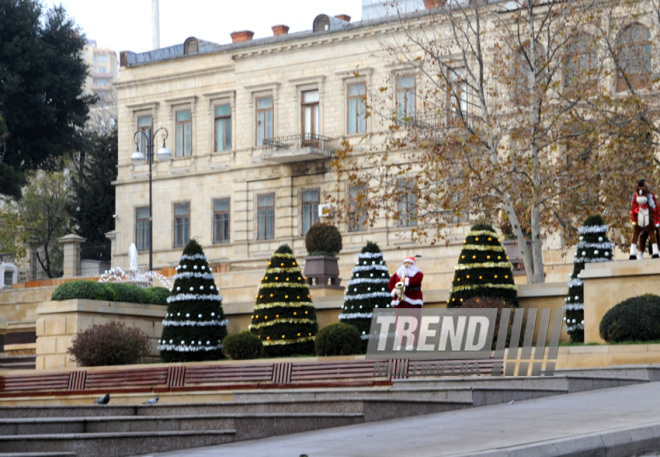 New Year is coming... Baku, Azerbaijan, Dec.28, 2013