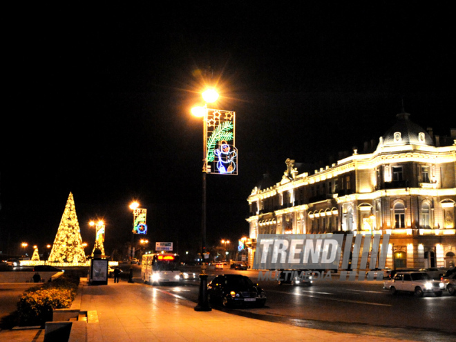 New Year is coming... Baku, Azerbaijan, Dec.28, 2013