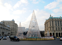 New Year is coming... Baku, Azerbaijan, Dec.28, 2013